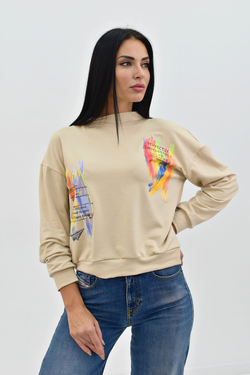 Жіноча кофта-худі з двонитки "Lenox", фото 1