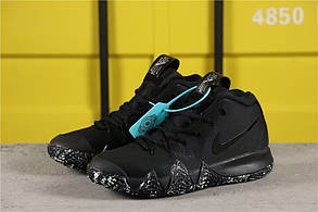 Eur40-46 Nike Kyrie 4 Black Кайрі чорні чоловічі баскетбольні кросівки