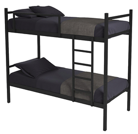 Двоярусне ліжко металеве Лідс Tenero для дітей та дорослих