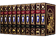 Бібліотека в 10 томах "Бібліотека ерудита" подарункове видання в дизайнерських шкіряних палітурках, фото 3