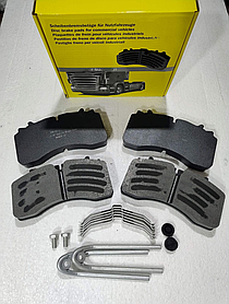 Колодки гальмівні дискові SAF/SCHMITZ 29162, 29336 (WABCO 22.5)