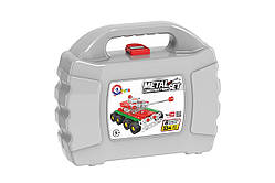 Конструктор металевий "Мілітарі", 334 деталей, ТехноК, 3862