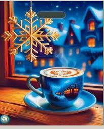 Пакет банан 28.5*38 Блакитна чашка 25 шт/уп