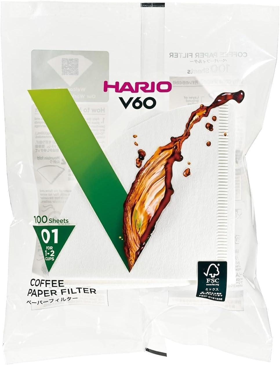 Фільтри Hario 01 100 шт. V60