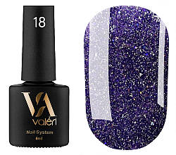 Valeri Flash, 6 ml №018 Світловідбиваючий гель-лак