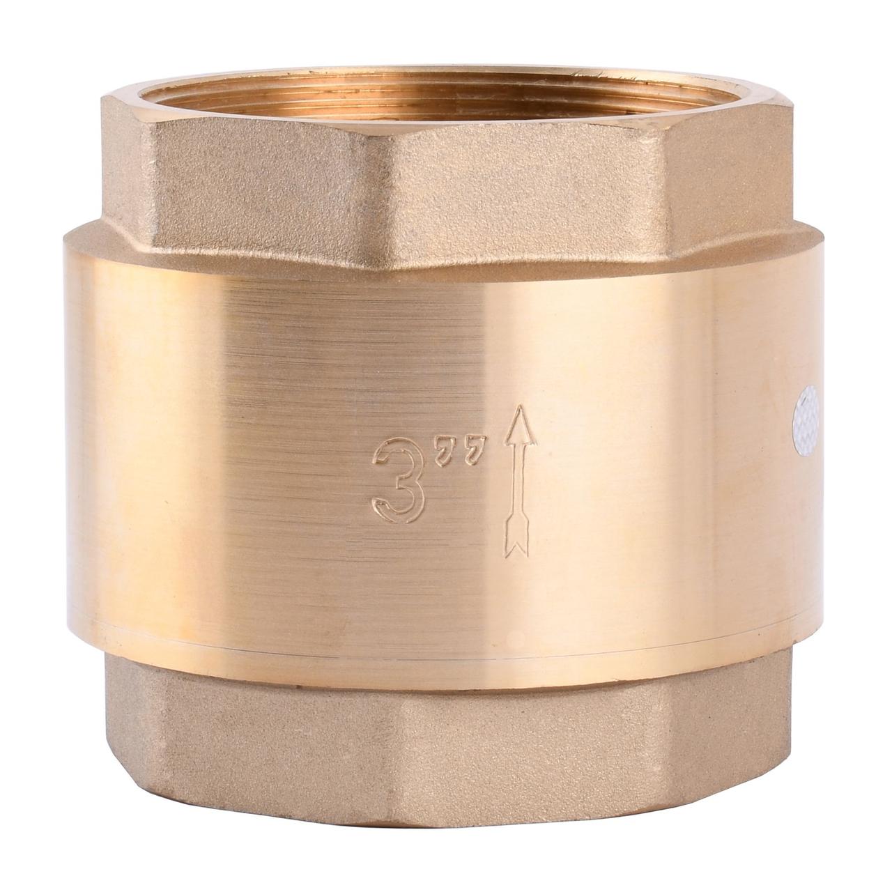 Клапан зворотного ходу води SOLOMON 3″ C6022 лат. шток, фото 1