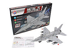 Конструктор металевий "Винищувач F-16", 430 деталей, Технок 9598