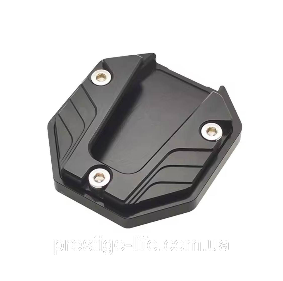 Підставка для лапки стоянкового тормазу мотоцикла чорна, фото 1