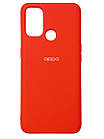 Чохол силікон "ОРИГІНАЛ ВЕЛЮР" OPPO A53 RED