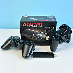 Портативна ігрова консоль Game Stick K8 |64Gb, 4K, HDMI| + 2 безпровідні джойстики Чорний 48164