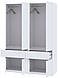 Шафа для спальні 1,6 метра зі штангами (160 см х 52 см х 200 см) | Майстер Форм Брайт, фото 3