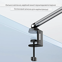 Штатив для стріму Telesin, тримач для телефону MagSafe на прищіпці, штатив настільний з затискачем на стіл P3-DS-02, фото 6
