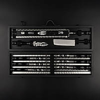 Шампури подарункові набір бокс для пікніка гриля та барбекю Оригінальні Віп подарунки на день народження татові, хлопцю,, фото 2