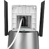 Камера зовнішнього відеоспостереження P11-6MP Поворотна вулична WiFi відеокамера з 2 об'єктивами та нічною зйомкою, фото 4