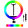 Кільцева лампа RGB MJ36 (36 см 3 кріплення для телефона USB) з штативом 2 м, фото 2
