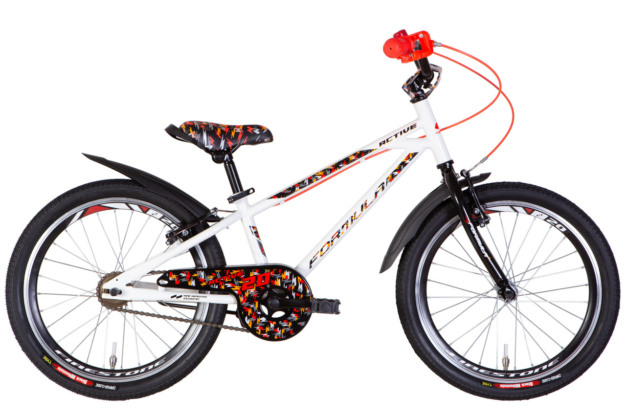 Дитячий велосипед 20" Formula ST ACTIVE Vbr на зріст 110-125 см білий
