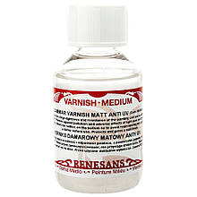 Лак дамарний матовий 100мл, Renesans