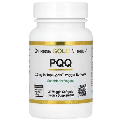 Активне довголіття California Gold Nutrition PQQ 20 mg (30 капсул.), фото 1