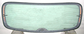 Скло заднє з обігрівом Seat Leon 05-12 Pilkington молд.; 1 отв.; 1160*470