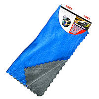 Серветка мікрофібра для машини №523-19 30х30см в асорт. (1000), серветка мікрофібра авто, мікрофібра для авто