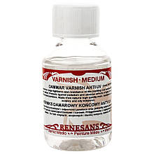 Лак дамарний глянцевий фінішний 100мл, Renesans