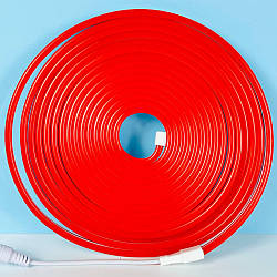 Світлодіодна силіконова стрічка 5м LED NEON |12V-220V| Червоний 40768