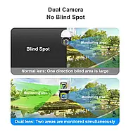 Вулична WiFi камера відеоспостереження з двома об'єктивами Wi-Fi V360 Pro Портативна камера відеоспостереження 4Мп, фото 4