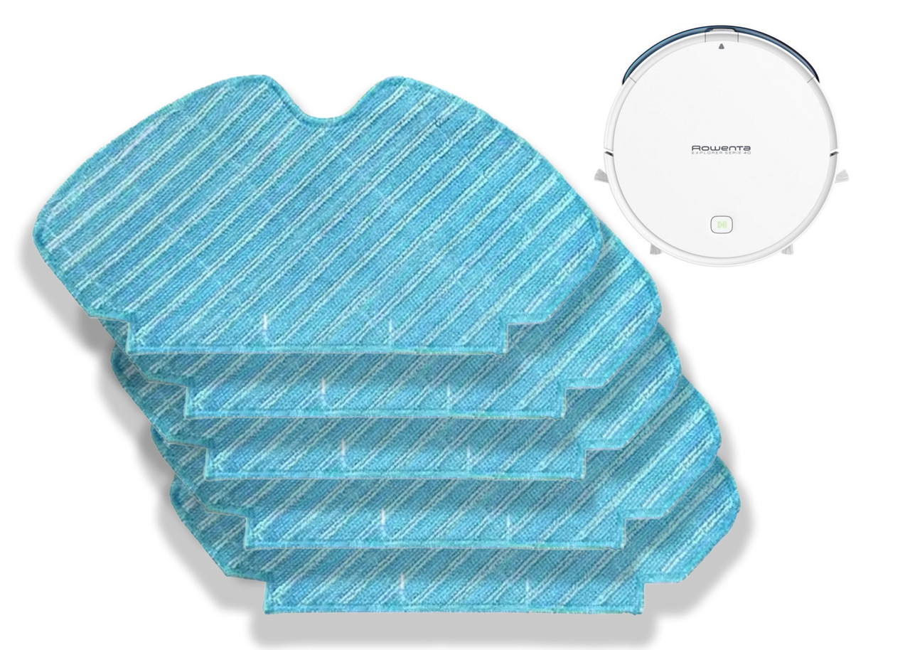 Комплект мікрофібрових серветок (5 шт.) сумісних з Rowenta TEFAL Explorer Serie 60, фото 1