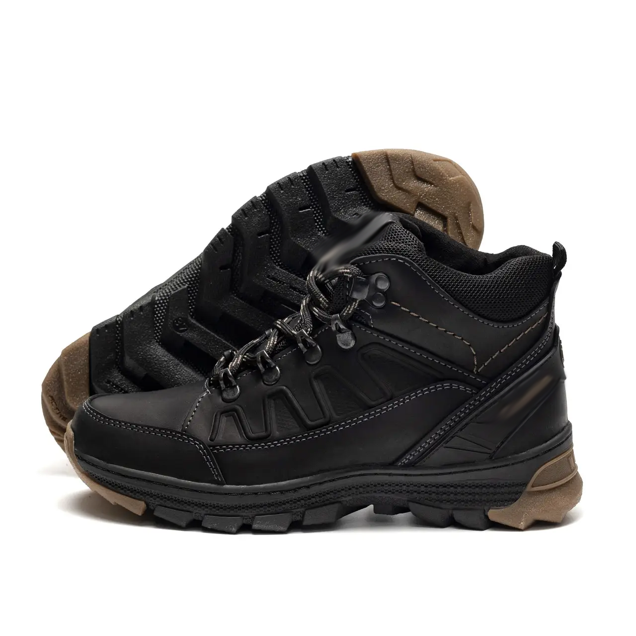 Підліткові зимові шкіряні черевики  Winter Black Stepway Originals