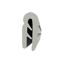 Гарпун демпферний 1 для натяжної стелі білий