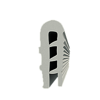 Гарпун демпферний 2 для натяжної стелі білий