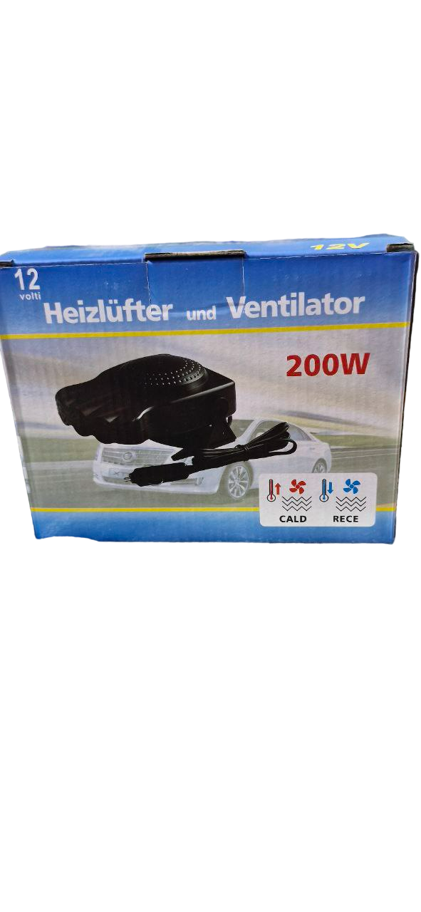 Авто фен дуйка для обдування скла, 12В, 200Вт (60)