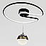 Люстра Led нічник Зоряне небо  Artlight 59W до 12 кв.м колір Чорний 2468/480BK, фото 7