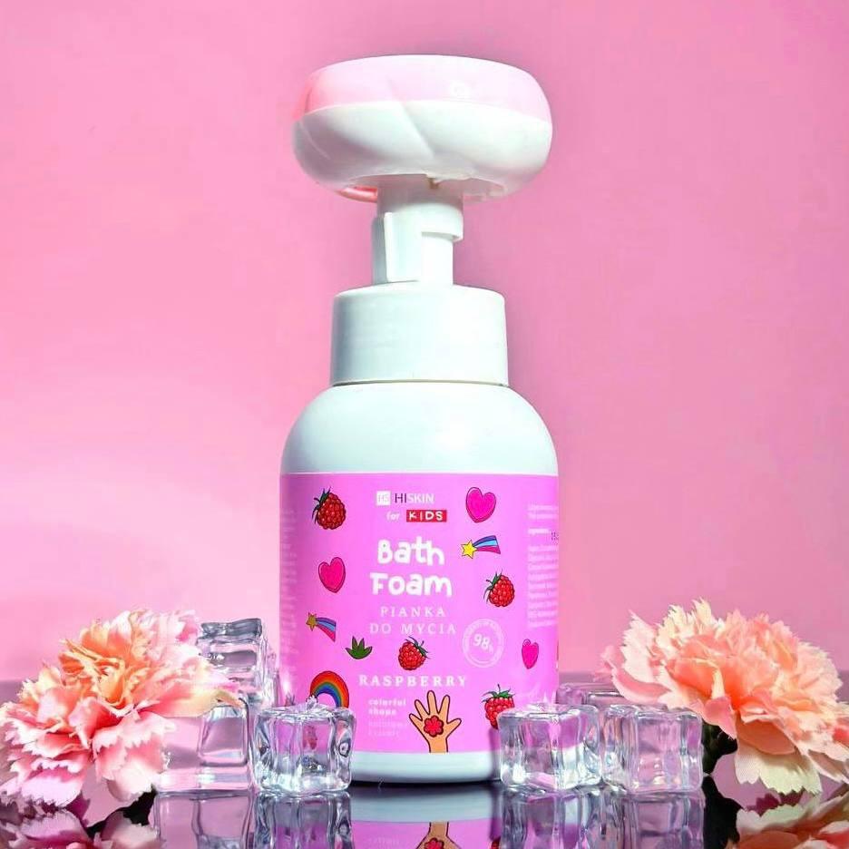 Мус-пінка для душу та рук з ароматом малини HiSkin 300мл, фото 1