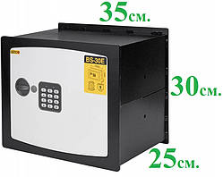 Вбудований сейф Gute BS-30Е, сейф вбудований в стіну, сейф що монтується в стіну, підлогу