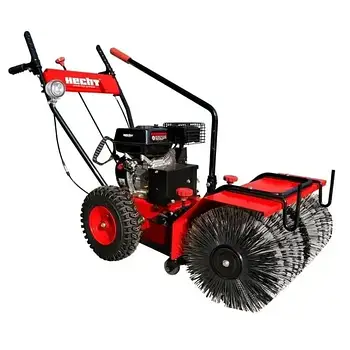 Бензинова підмітальна машина зі щіткою HECHT 8616 SE, 196 см³, 4,85 кВт, запуск ручний/електричний