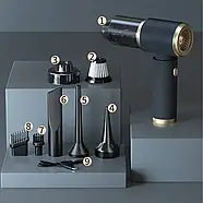 Пилосос автомобільний з різними насадками Vacuum Cleaner AND988 50 Вт Бездротовий пилосос для авто, фото 2