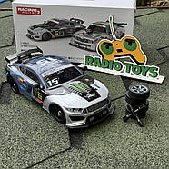 Дрифтова машинка з парою на радіоуправлінні Ford Mustang Silver GT500 1:16 4WD | Машинка для дрифту на пульті | Дрифт машина, фото 5