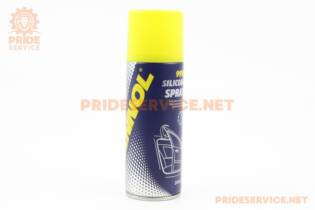 Змазка силіконова, водовідштовхувальне "SILIKONE SPRAY", аерозоль 200ml, МОТОХІМІЯ, SV-304186