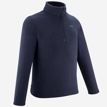 Кофта флісова дитяча QUECHUA синя MH100 966795, Темно-синій, Розмір (EU) — 146cm