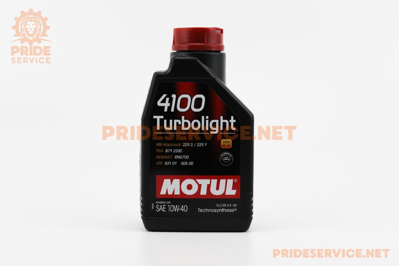 Олива 4T 10W-40 - напівсинтетична універсальна "4100 Turbolight", 1L, МОТОХІМІЯ, SV-304327
