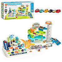 Ігровий набір 2 в 1 трек з парковкою