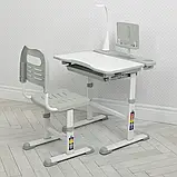 Парта учнівська дитяча + Лампа настільна Bambi M 4428, фото 2