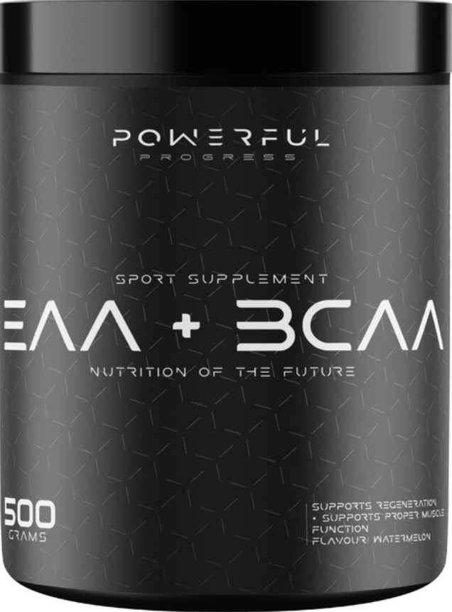 Амінокислоти ЕАА БЦАА Powerful Progress EAA + BCAA 500 гр кавун
