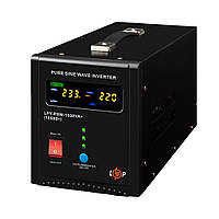 Джерело безперебійного живлення LogicPower LogicPower LPY-PSW-1500VA+ (1050Вт) 10A/15A з правильною синусоїдою