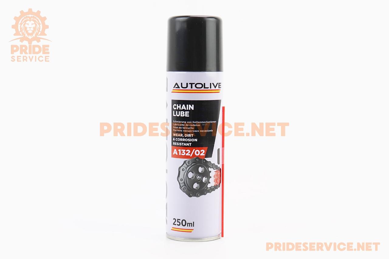 Змазка для приводних ланцюгів "CHAIN LUBE", аерозоль 250ml, МОТОХІМІЯ, SV-304621