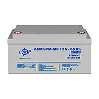 Акумулятор мультигелевий LogicPower LPM-MG 12V - 65 Ah для ДБЖ
