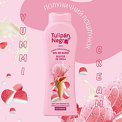 Гель для душу Tulipan Negro 650 мл Полуничний поцілунок