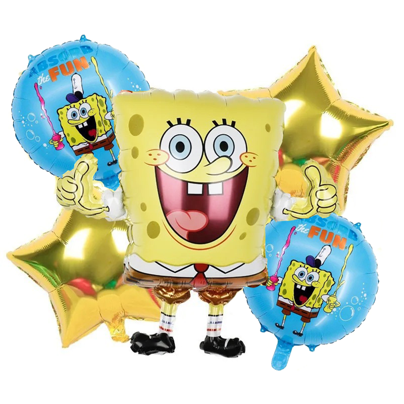 Набір з кульок Губка Боб з блакитними кульками