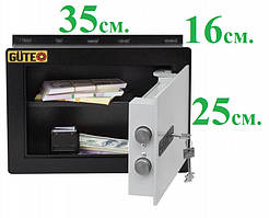 Вбудований сейф Gute GBS-2516, сейф вбудований в стіну, сейф що монтується в стіну, підлогу